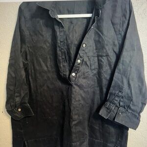 J. Jill Black Button Down Shirt